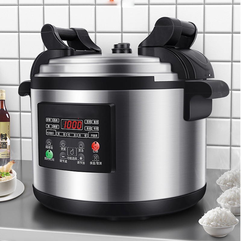 Hot Sales Automatic 15L/17L/21L/25L Stainless Steel Cooking Pot Smart Multifunctional Commercial Electric Pressure Cooker