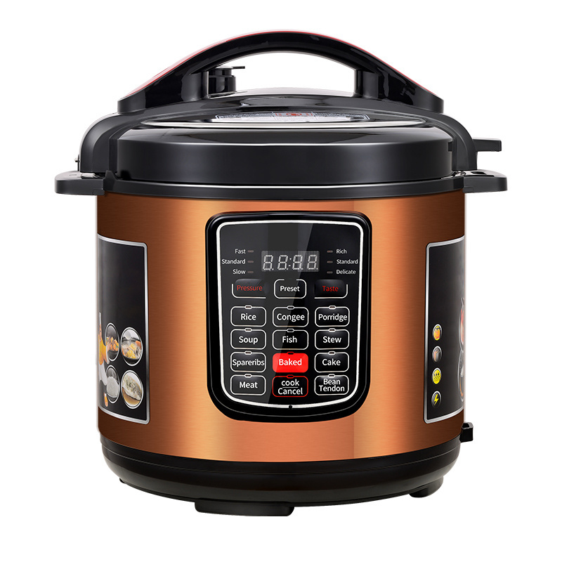 National Best Digital 5L 6L 8L 10L  Multifunction Automatic Aluminum Liner Non-stick Pan Electric Pressure Cooker