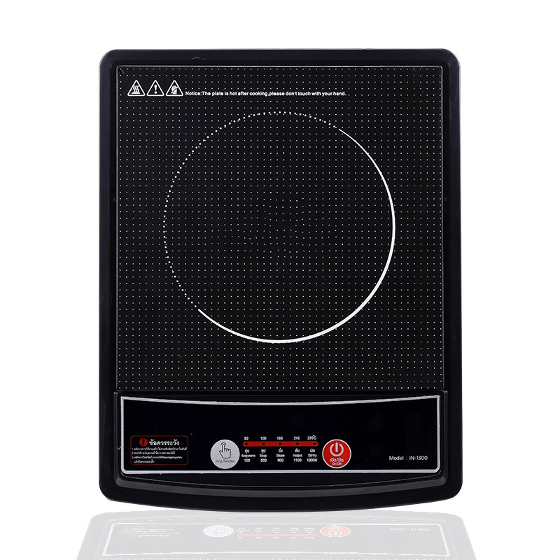 Smart Timing Scratch Proof Digital Display Intelligent 12V 24V Dc Battery Powered Induction Cooker