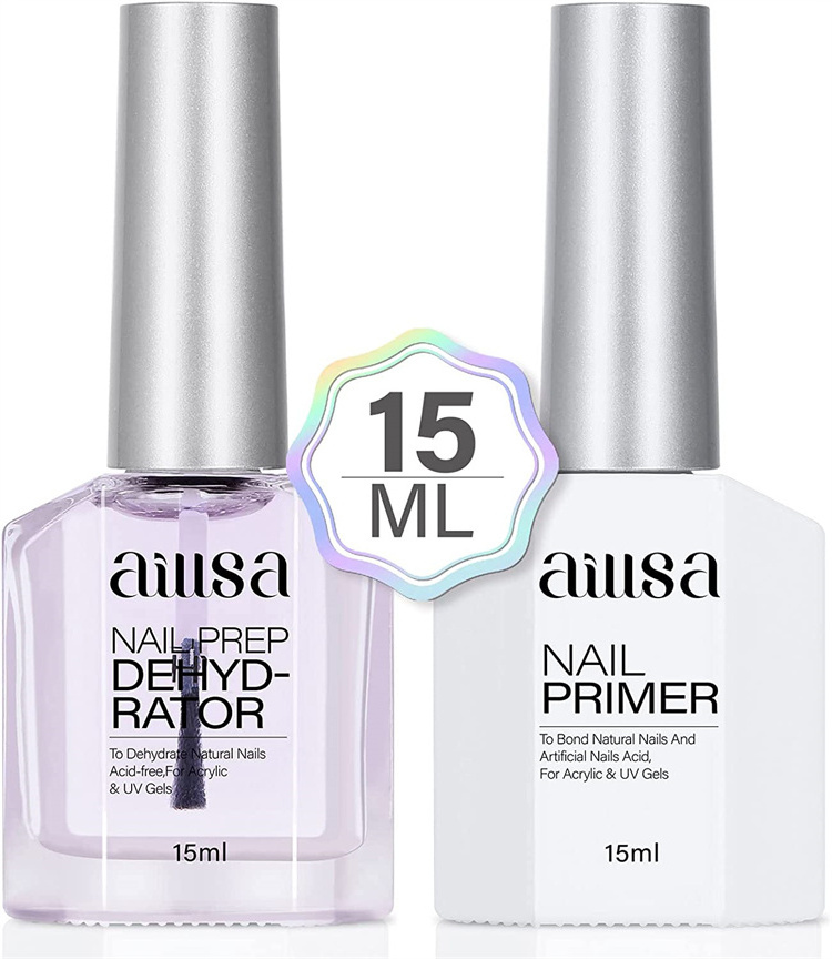 Aillsa 15ml Nail Prep Dehydrator No Acid Free Primer Adhesive Desiccant Acrylic Nails Bonder Gel