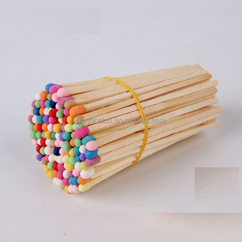 Safety Match sticks Factory Wholesale Custom Colored Matches 2.5