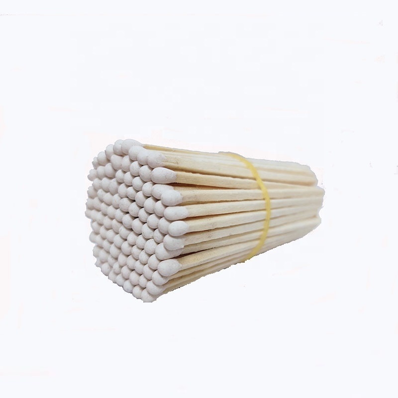 Colored matches Safety Match sticks Factory Wholesale Custom Matches 65 75 95 200mm long red pink black white tip Matchsticks