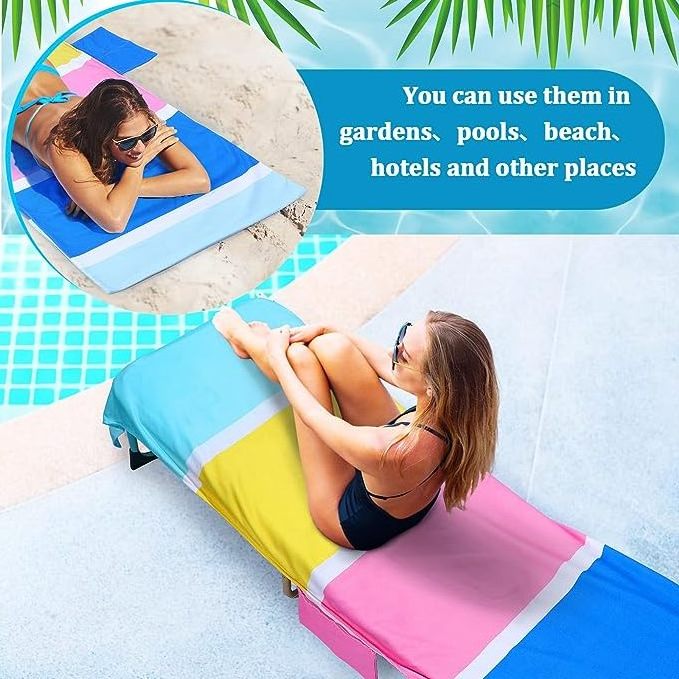 sand free beach towel with pillow beach towels lounge chair cover pocket swimming pool