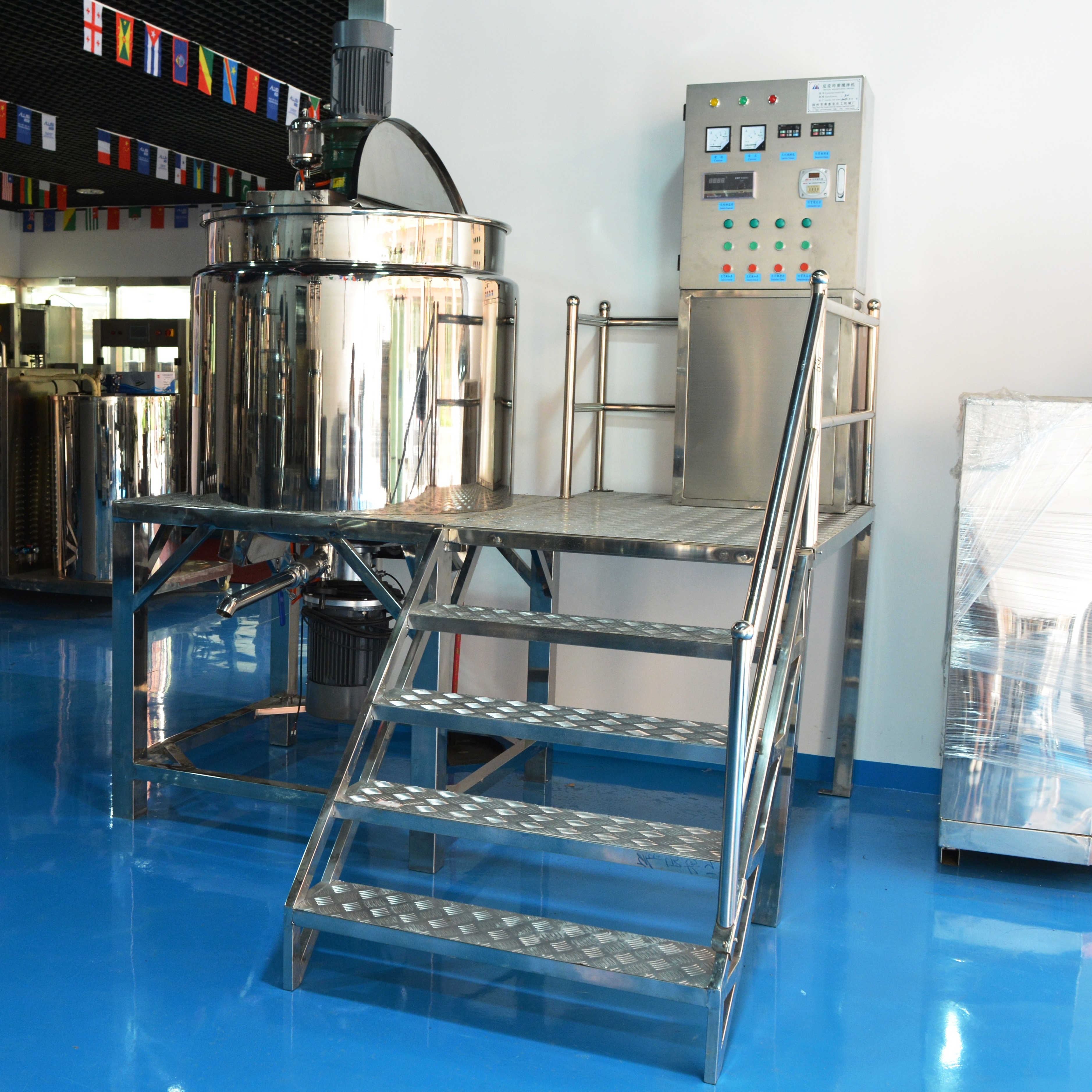 AILUSI Machinery Double jacketed detergent mixing tank/factory price of liquid soap making machine