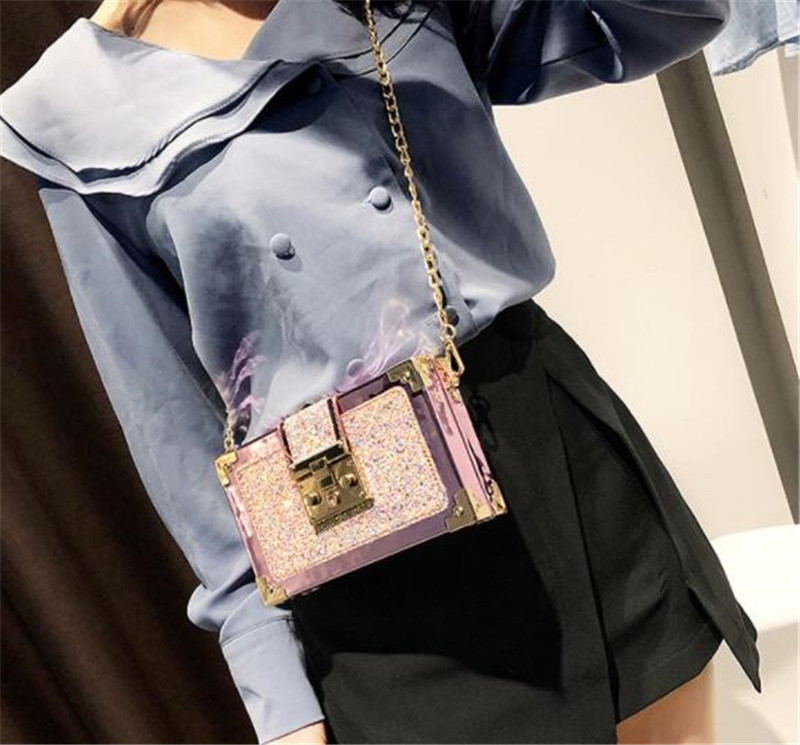 Factory Hot Sales chain tote bag shoulder purse handbag