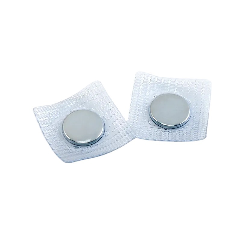 High Quality Strong Magnetic Sewable PVC Waterproof Invisible Button Magnets for Clothing and Handbag Bag Fixing