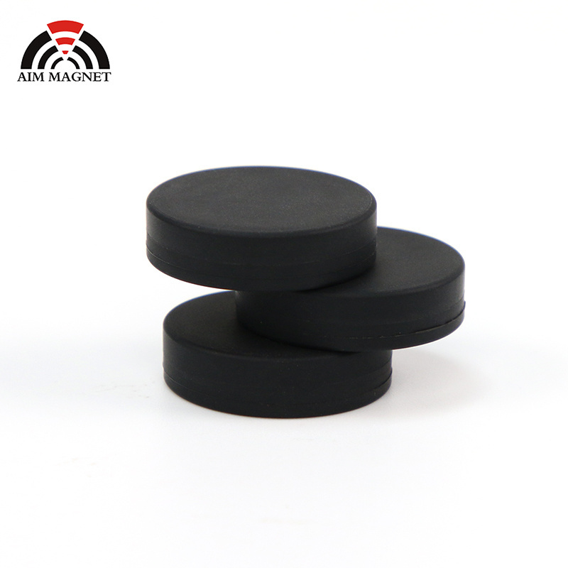 countersunk hole rubber coating magnet and rubber coated neodymium magnet with counter bore