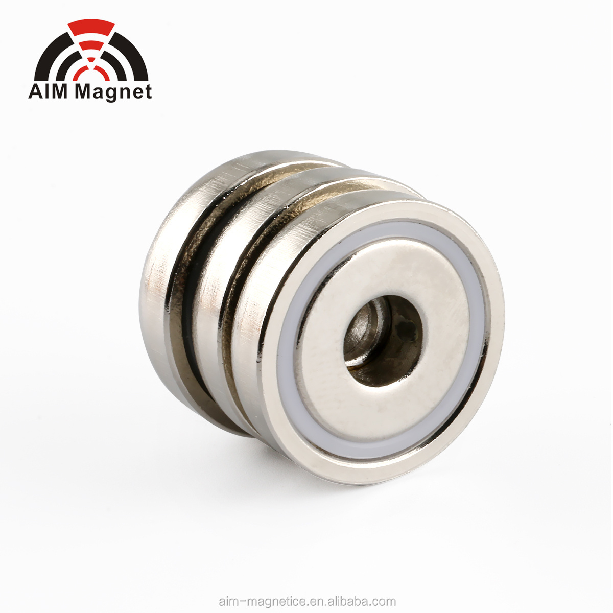 Strong Magnet for Cabinet Door With Countersunk Hole