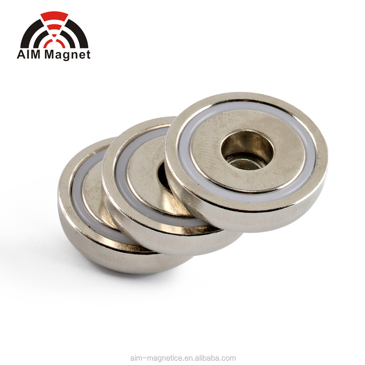 Strong Magnet for Cabinet Door With Countersunk Hole