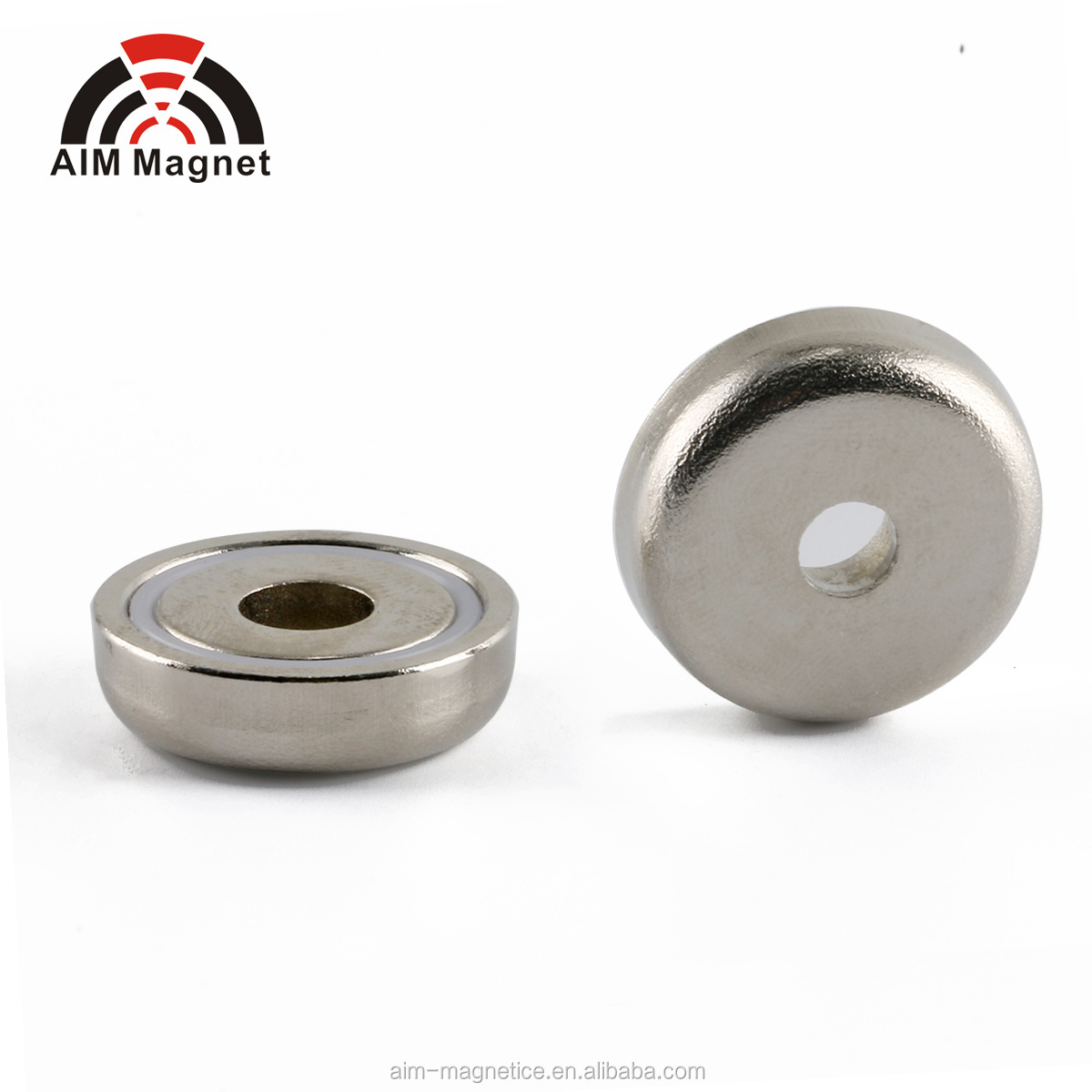 Strong Magnet for Cabinet Door With Countersunk Hole