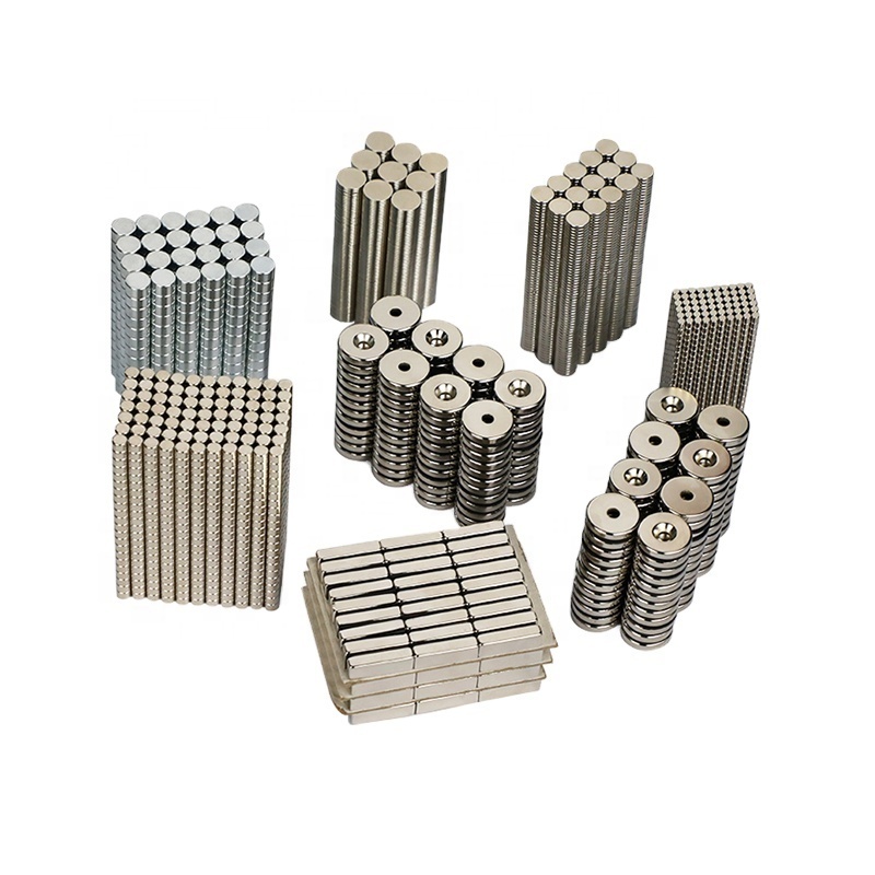 Strong Rectangular Pot Magnets with Counter Bore Countersunk Hole Magnets With Mounting Screws