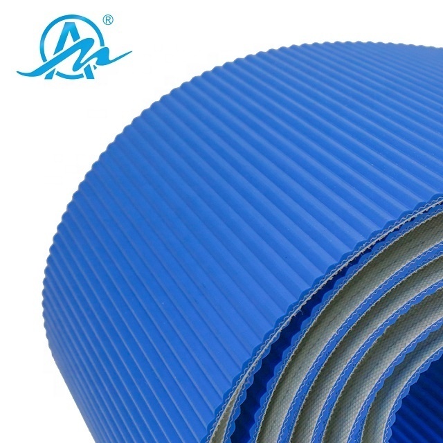 Factory direct sale Wholesale price blue pvc corrugated conveyor belt