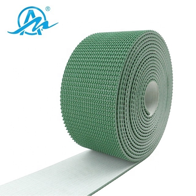 Customized green pvc industrial belt rough top conveyor belt by splicing