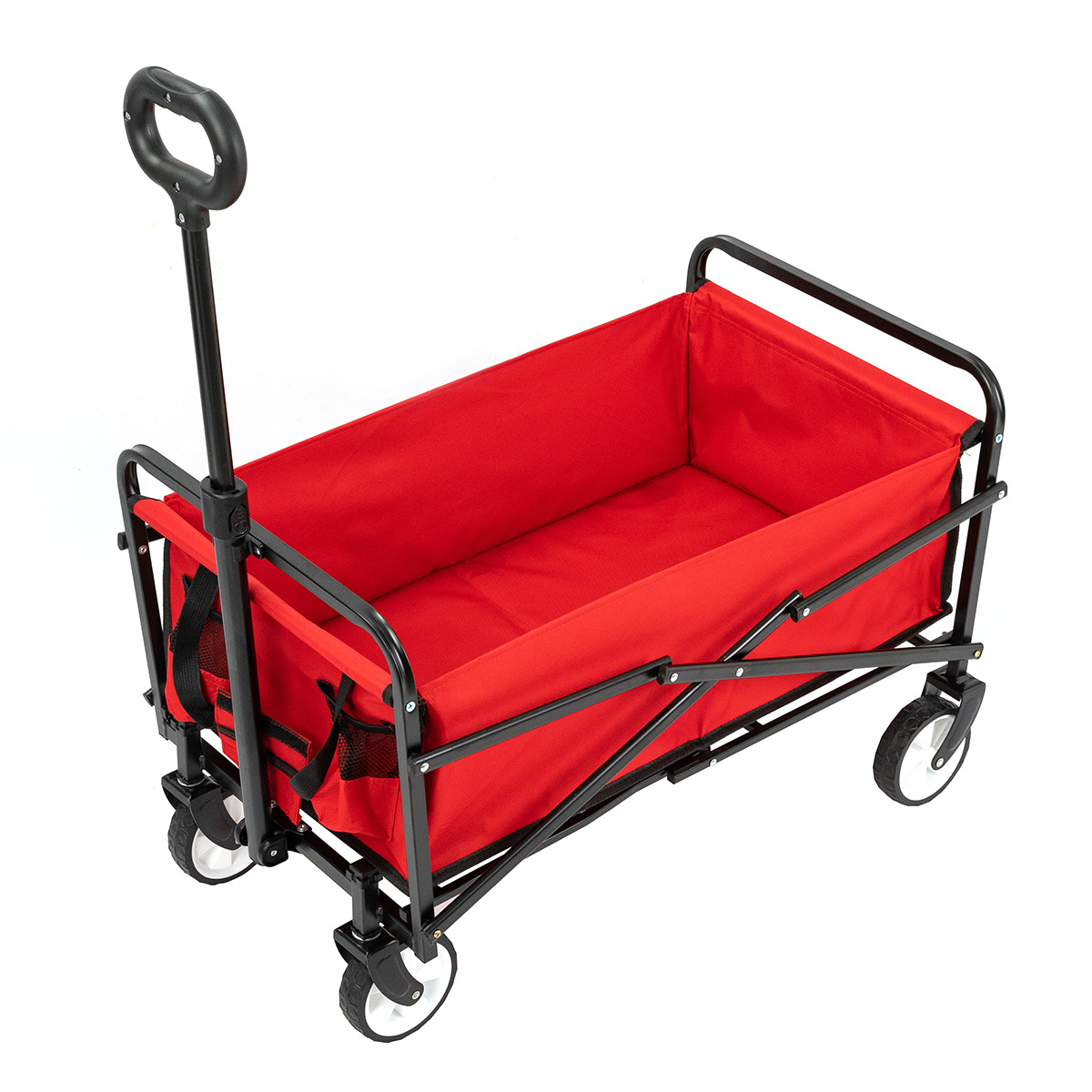 Supermarket shopping foldable wagon 360 - degree sand wheels tool beach carts