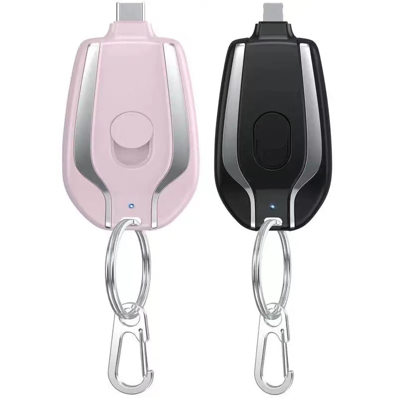 2023 Hot Selling Small Portable Emergency Keychains Charger For iPhone And Samsung Mini Pocket Keychain Power bank