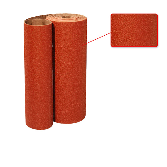 metal Durable Polishing Alloys 1.38*100m Jumbo Roll red seamless grinder deerfos sanding Belts