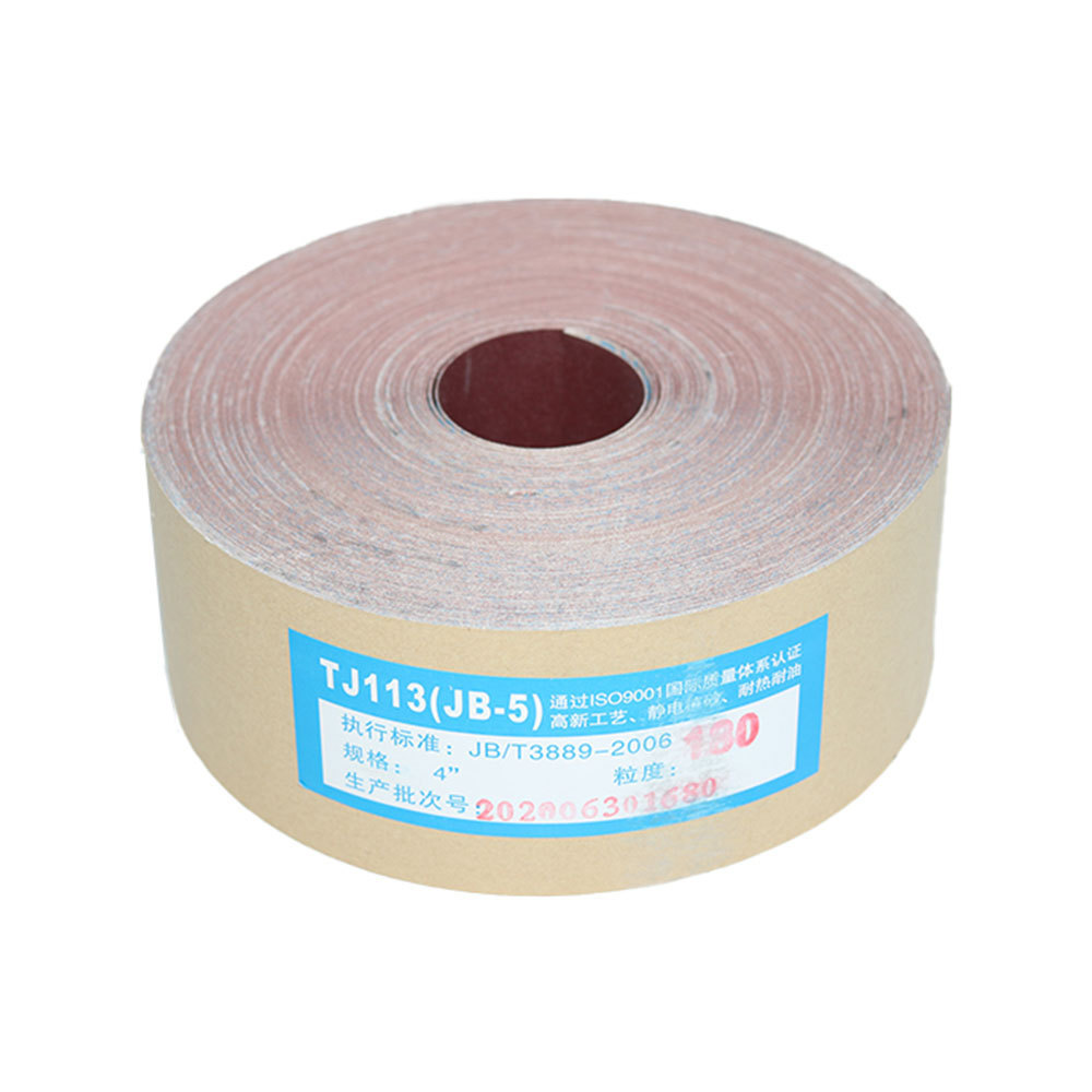 HOT sales  Flexible Cloth Backing 60-600 Grits Customized sizes Red Aluminum Oxide Sanding Roll Belt