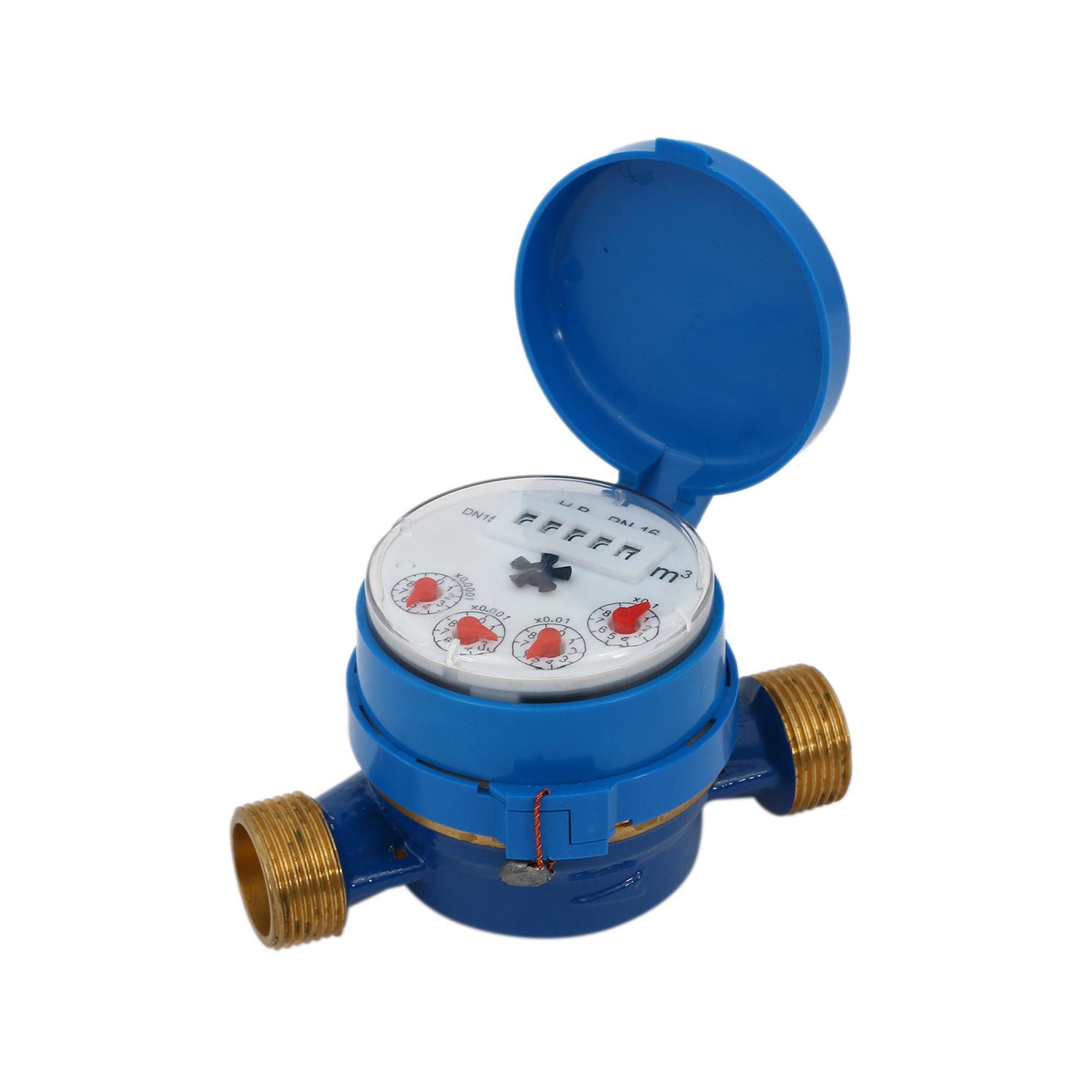 LXSC-13D5-25D5 Single jet brass water flow meter