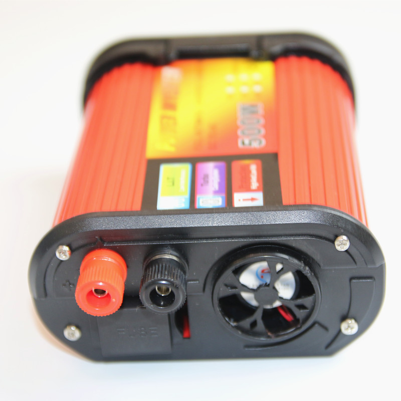 Dc to AC Power Inverter 12V to 220V 500W Modified Sine Wave Inverter with External Fuse for Electric Car