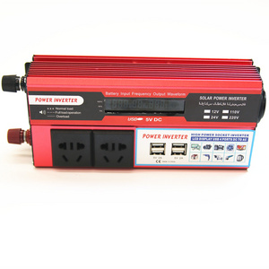 1000W Power Inverter DC AC USB Inverter With Cigarette lighter and LCD Display