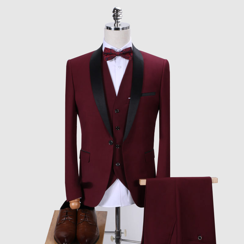 2023 Hight Quality Elegant Ceket 3 Pcs Set formal Solid Casual Business slim fit men wedding formal men's Suits