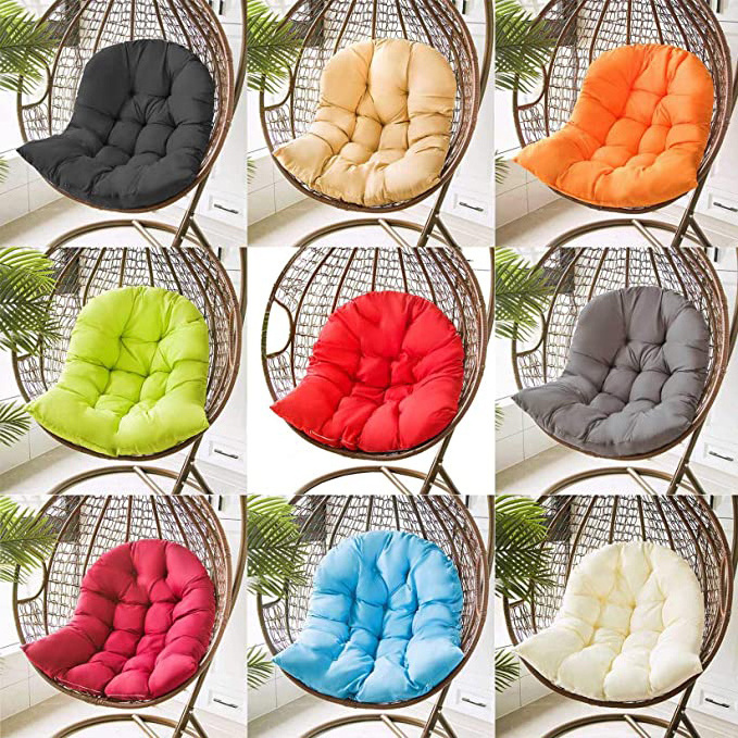 Thickened Enlarged Single Sofa Cushion,Hanging Seat Cushion,Swing Basket Cradle Wicker Chair Cushion for Indoor Outdoor Variety