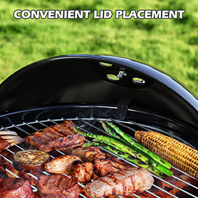 Dropshiping 18.5 Inch Charcoal Grill BBQ Kettle Portable Grill Barbecue Grills Outdoor Cooking Smokers for Camping Patio