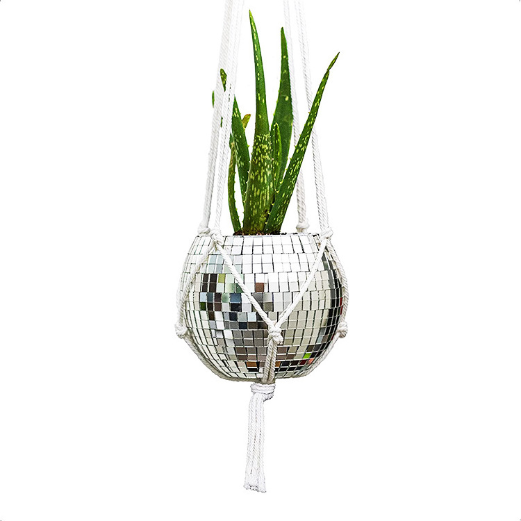 New Arrivals Home Hanging Disco Ball Planter 4