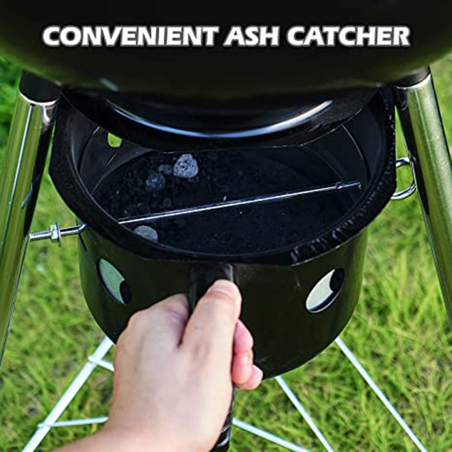 Dropshiping 18.5 Inch Charcoal Grill BBQ Kettle Portable Grill Barbecue Grills Outdoor Cooking Smokers for Camping Patio