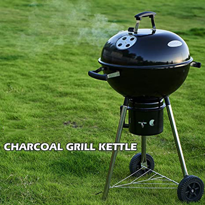 Dropshiping 18.5 Inch Charcoal Grill BBQ Kettle Portable Grill Barbecue Grills Outdoor Cooking Smokers for Camping Patio