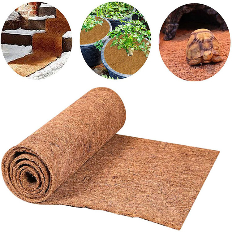 Hot Sale Natural Coconut Palm Silk Floor Mat Door Mat,Flower Pot Padding Fiber Palm Carpet Gardening Supplies Hanging Basket Mat