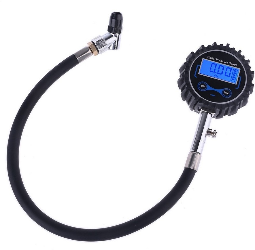 Customized portable car tire pressure gauge mini electronic digital tire pressure gauge 0-250psi