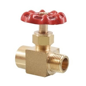 High pressure brass needle valve female male gas pneumatic automatic flow control tubing 1/8" internal thread gas needle valve