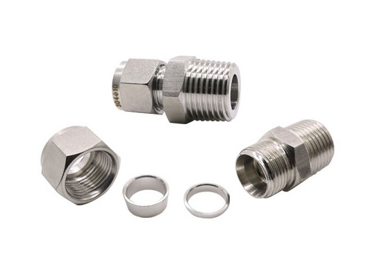 Pneumatic Stainless Steel Tube Fitting Racores De Tubos De Acero Inoxidable Hydraulic Male Connector Union Pipe Fitting