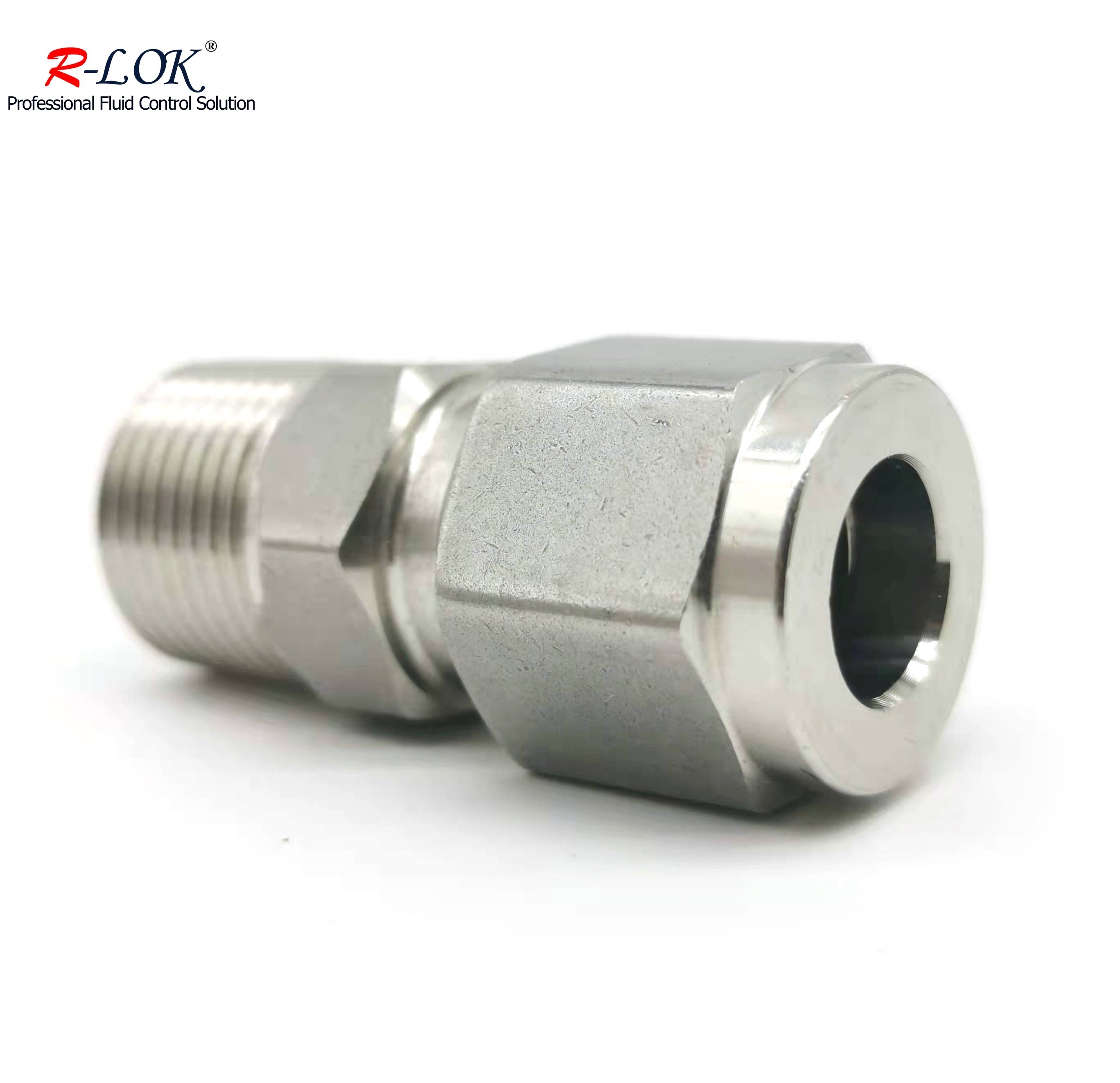 Swagelok 1/4 Stainless Steel Straight Joint Compression Tube Fitting Tube to Tube Union Reducer Twin Ferrule Straight Reducer