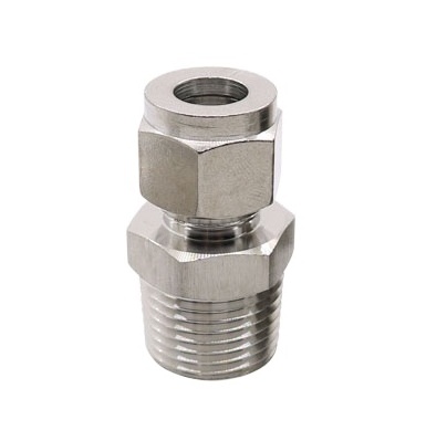 Pneumatic Stainless Steel Tube Fitting Racores De Tubos De Acero Inoxidable Hydraulic Male Connector Union Pipe Fitting