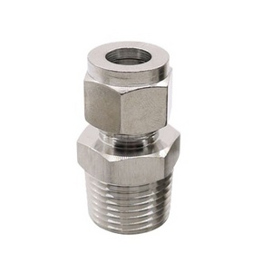 Pneumatic Stainless Steel Tube Fitting Racores De Tubos De Acero Inoxidable Hydraulic Male Connector Union Pipe Fitting