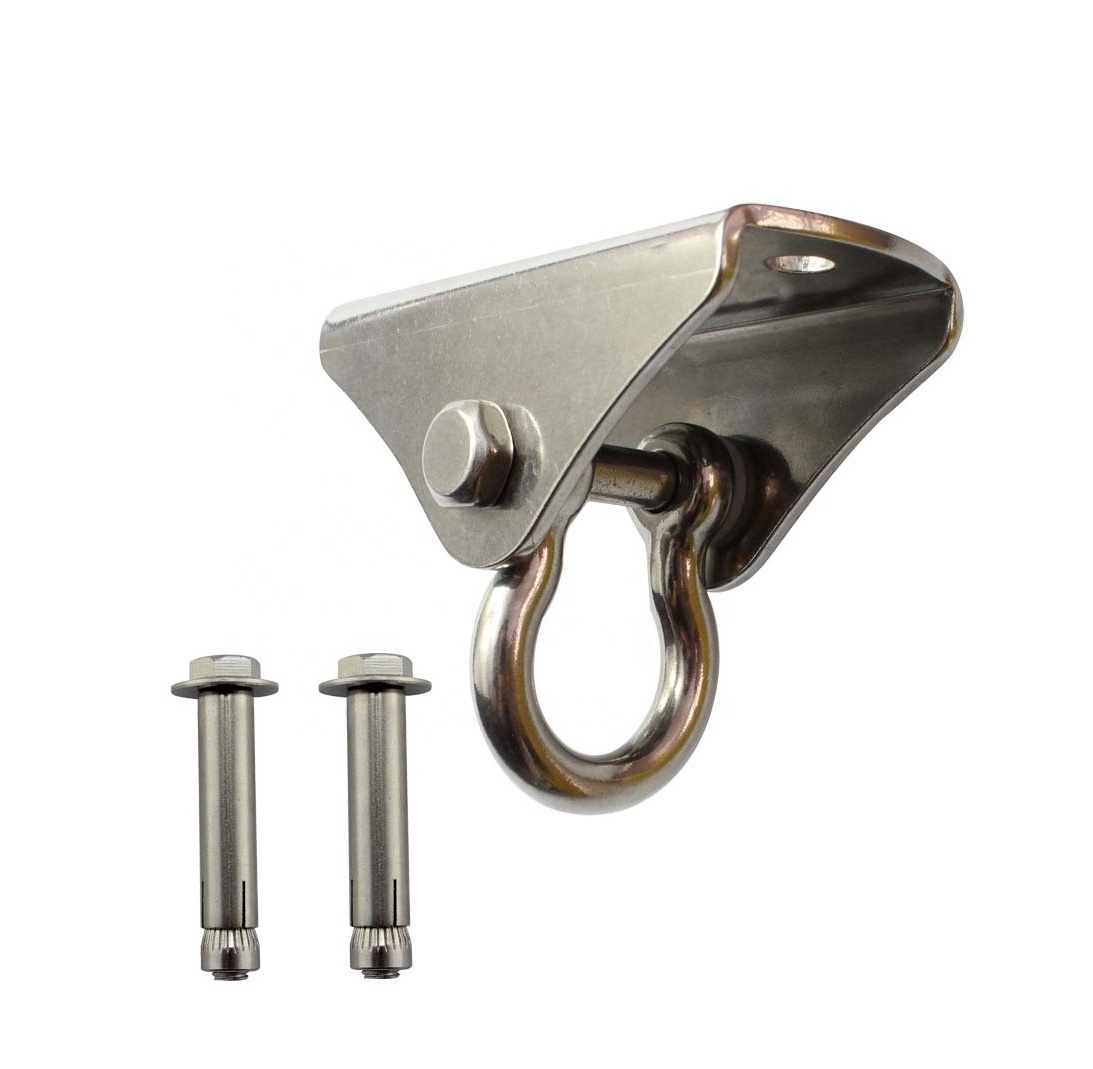 Hevy Duty  Stainless Steel Wing Hanger Ceiling Swivel Hook Hanging Hook for Yoga Hammock