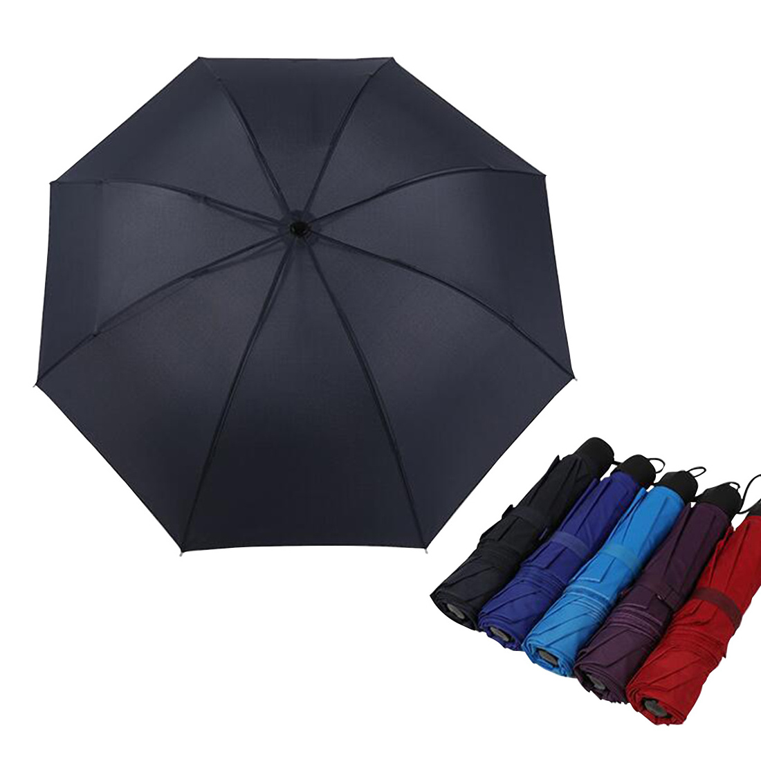 cheap hot selling custom sports hand folding umbrella black wood aluminum hand commerical foldable umbrella for sale