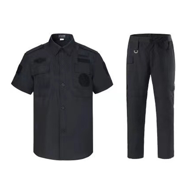 AI-MICH Security Uniforms Work Clothes Pants Men's Spring And Autumn Special Training Uniforms Black Special Service Uniforms