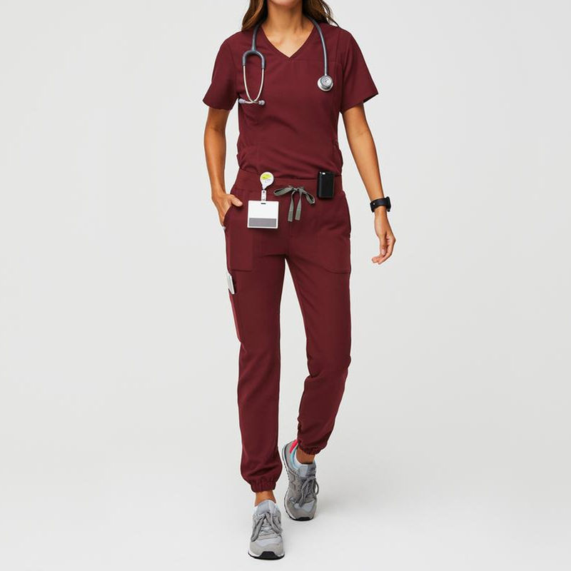 AI-MICH Salon Nurse Hospital Uniforms Customize Scrub Design Customization Unisex Summertime Surgical Gowns