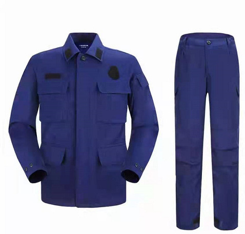 AI-MICH Customized New Work Clothes Winter Safety Long Sleeved Button Up Shirt For Both Men And Women Security Uniform