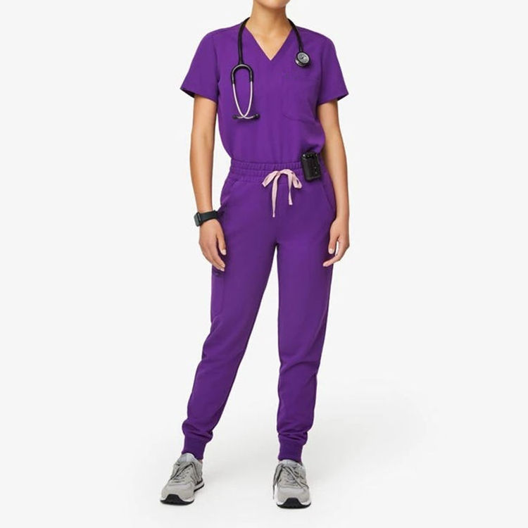 AI-MICH Salon Nurse Hospital Uniforms Customize Scrub Design Customization Unisex Summertime Surgical Gowns