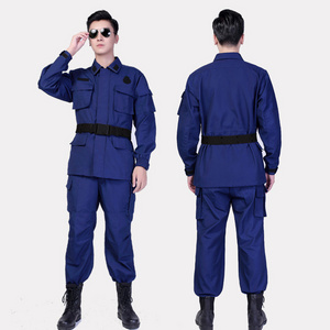 AI-MICH Customized New Work Clothes Winter Safety Long Sleeved Button Up Shirt For Both Men And Women Security Uniform