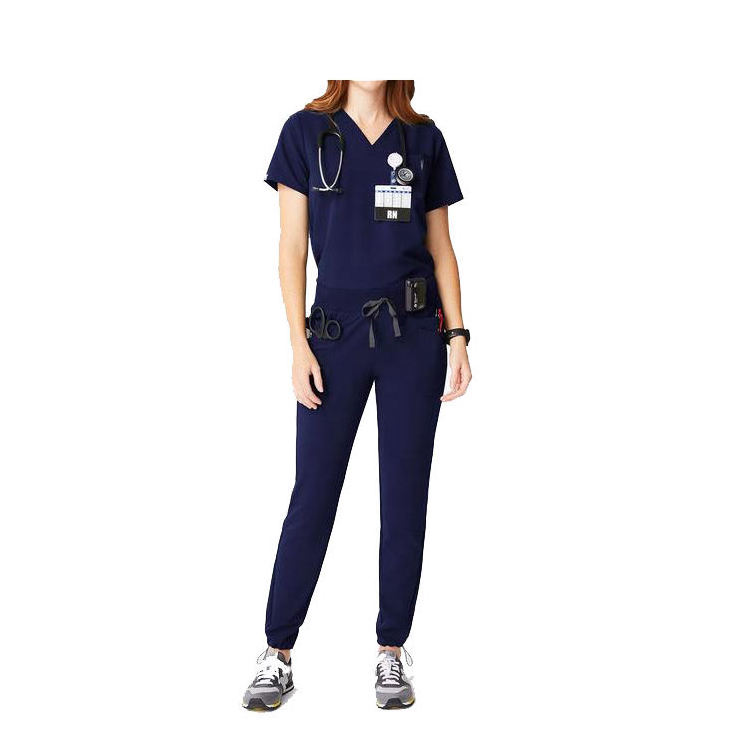 AI-MICH Salon Nurse Hospital Uniforms Customize Scrub Design Customization Unisex Summertime Surgical Gowns