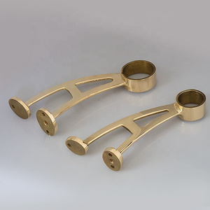 Customize Stainless Steel Available Indoor Waterproof 1.5 Inch Stair Support Handrail Bracket With Screws