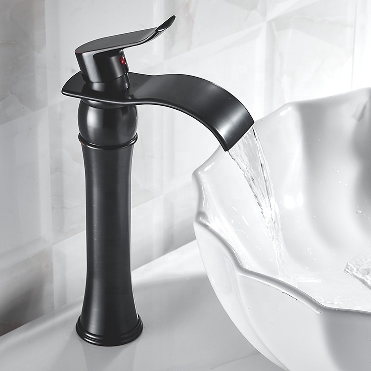 Bathroom Lavatory Sanitary Ware Vessel Sink Single Hole Stainless Steel Basin Taps Mixer Modern Bathroom Faucet