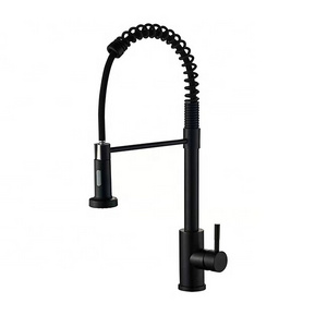 Hot And Cold Mixer flexible Matte Black Kitchen Sink Stainless Steel Pull Down Pull Out Kitchen Pipe Faucet