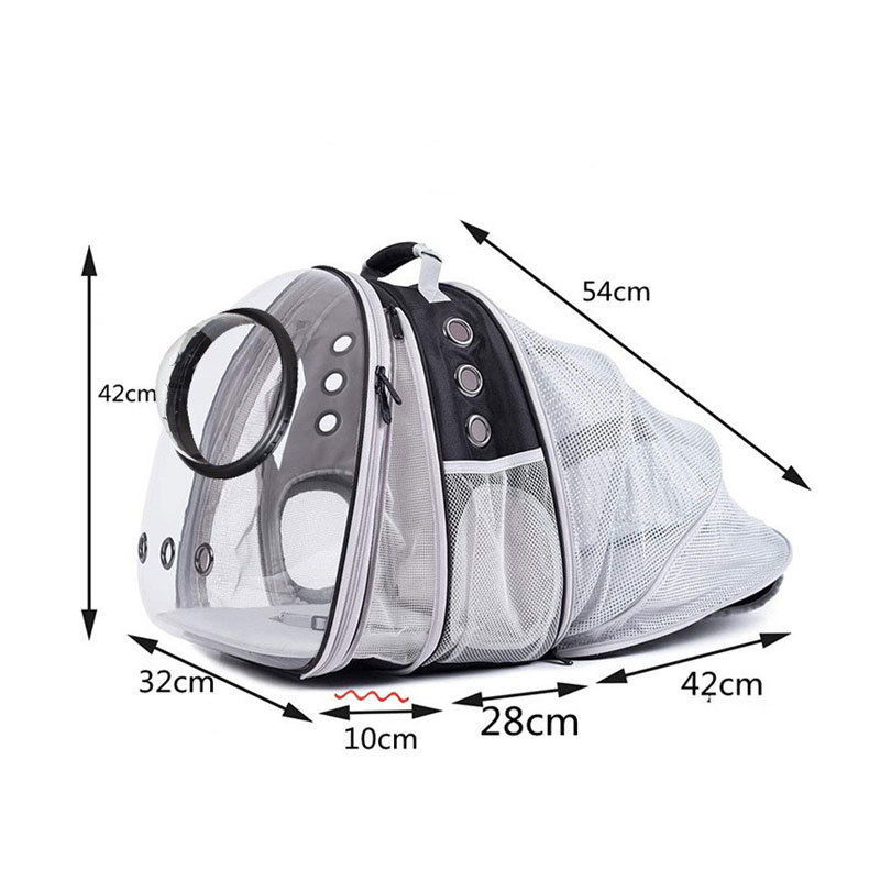 transparent black front minion airline approved pet backpack carrier for small cats dogs