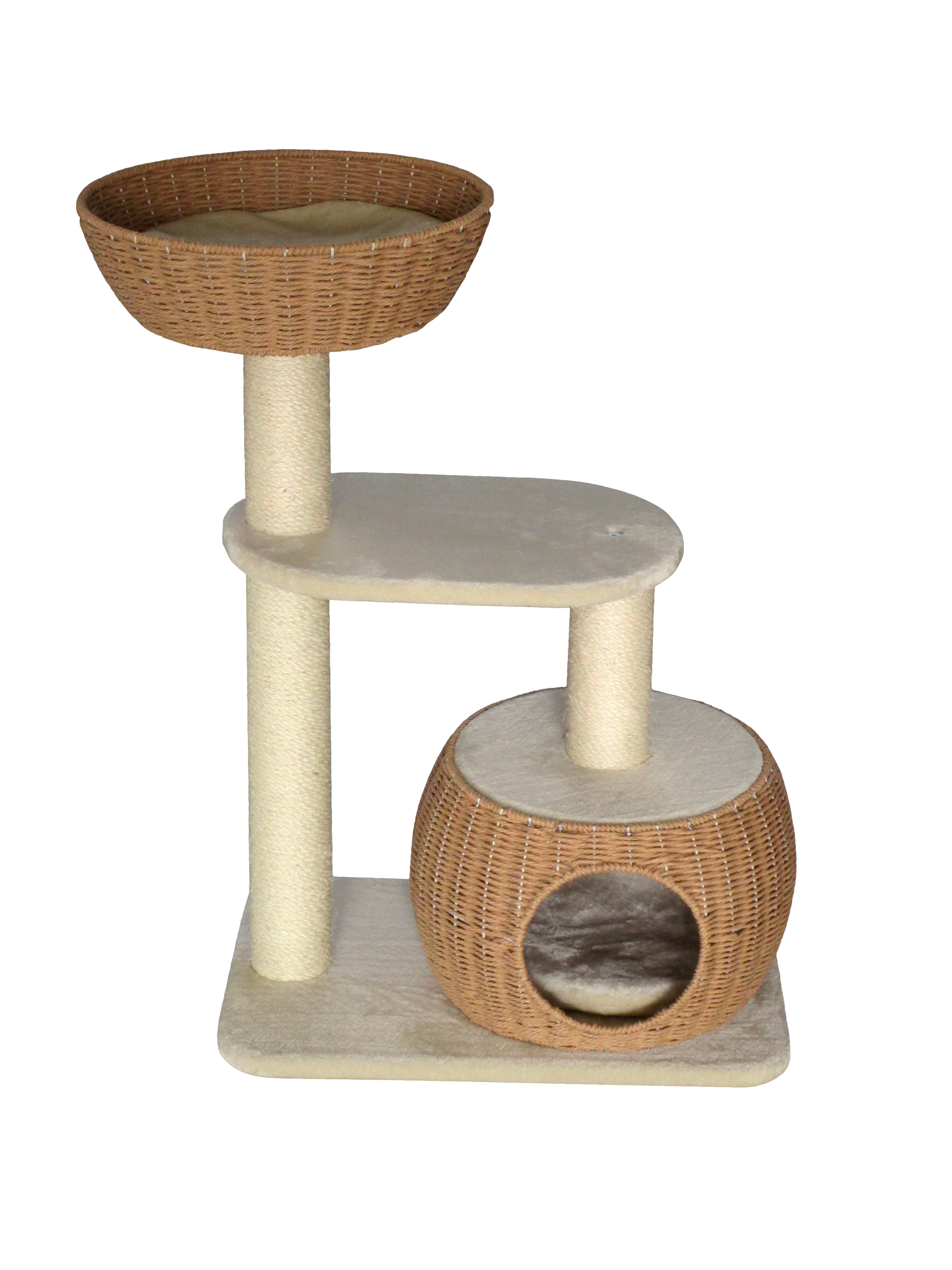 Manufacturer wholesale wooden customized flower cat tree